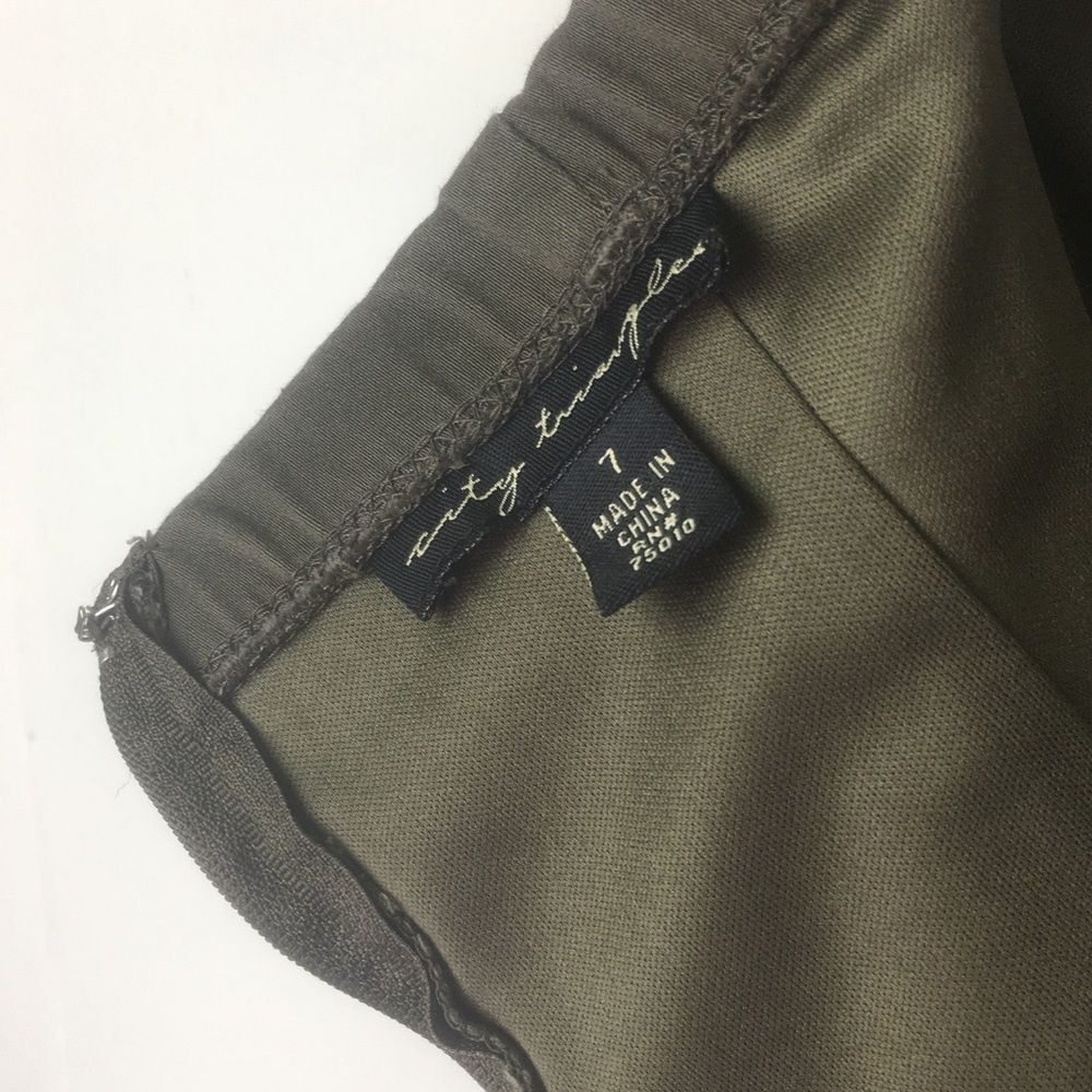 7 Military Brass Button Bustier Bodycon Dress - Picture 6 of 6